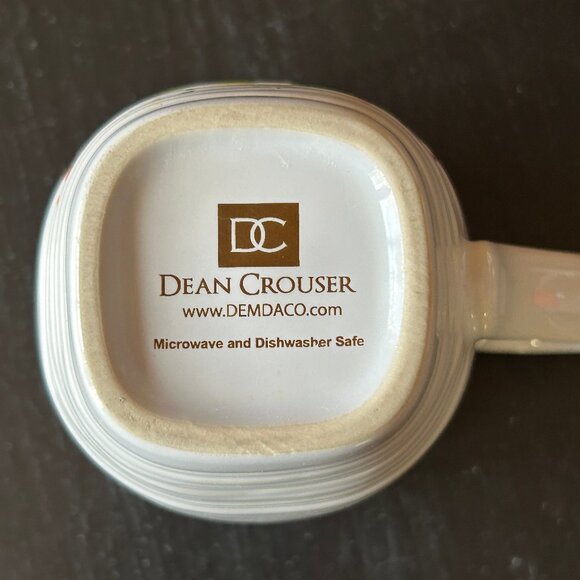 Dean Crouser Ceramic Dragonfly Coffee Mug Cup Watercolor Painting Collectible - Picture 10 of 13